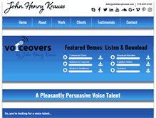 Tablet Screenshot of johnhenrykrause.com